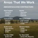Areas That We Work